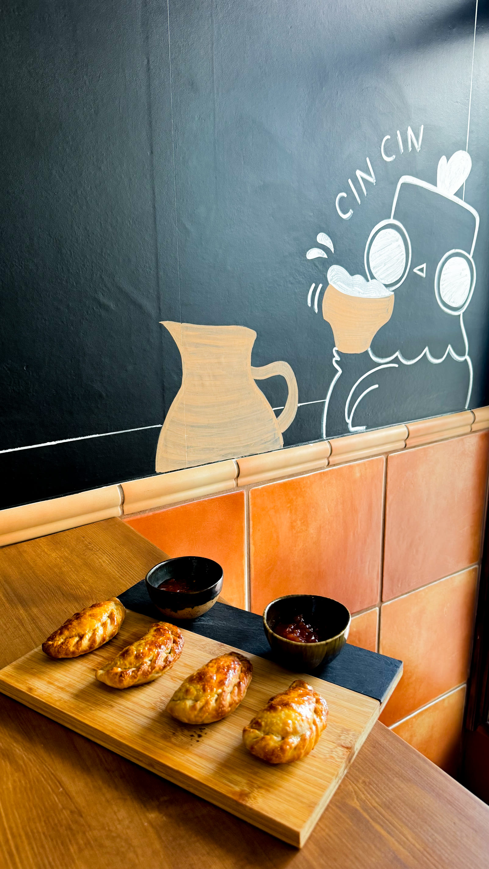 Tabla de empanadillas caseras